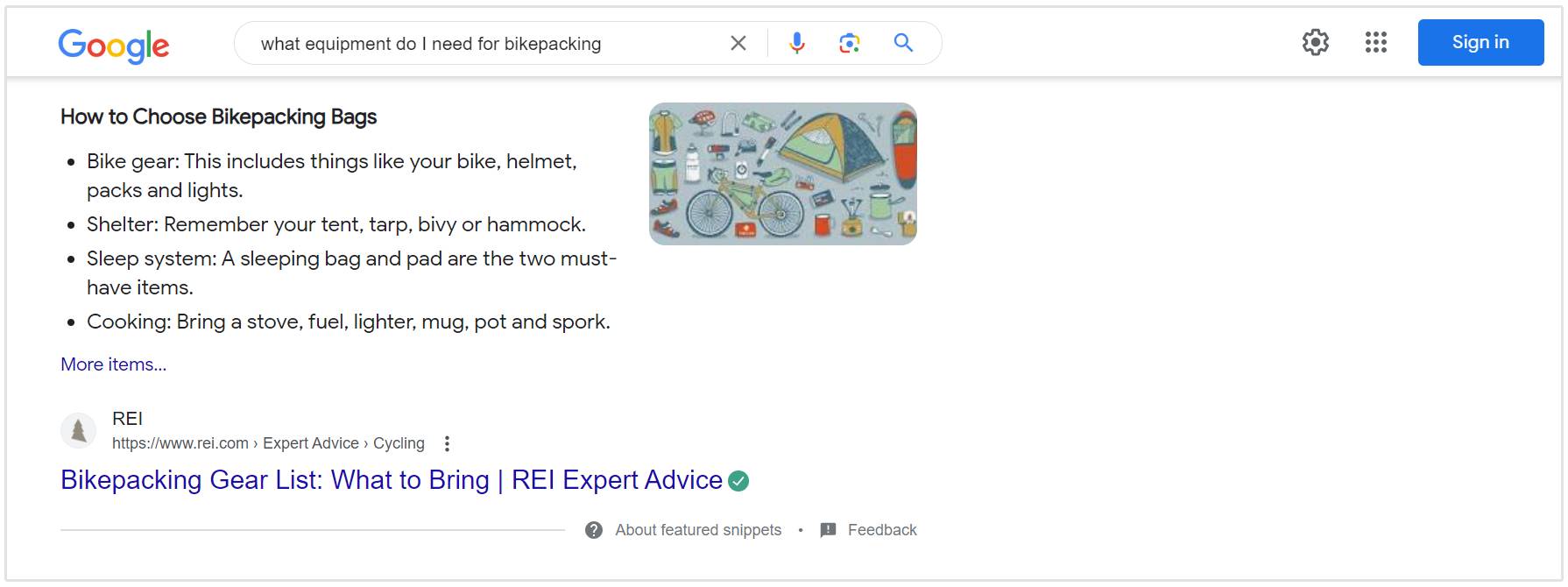 google zoekresultaten zonder sge ingeschakeld